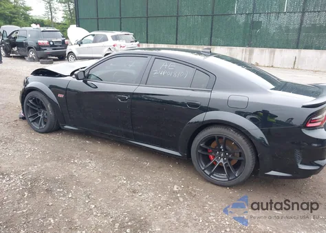 2021 Dodge Charger Scat Pack Widebody Rwd из США, поврежденный, VIN 2C3CDXGJXMH588147
